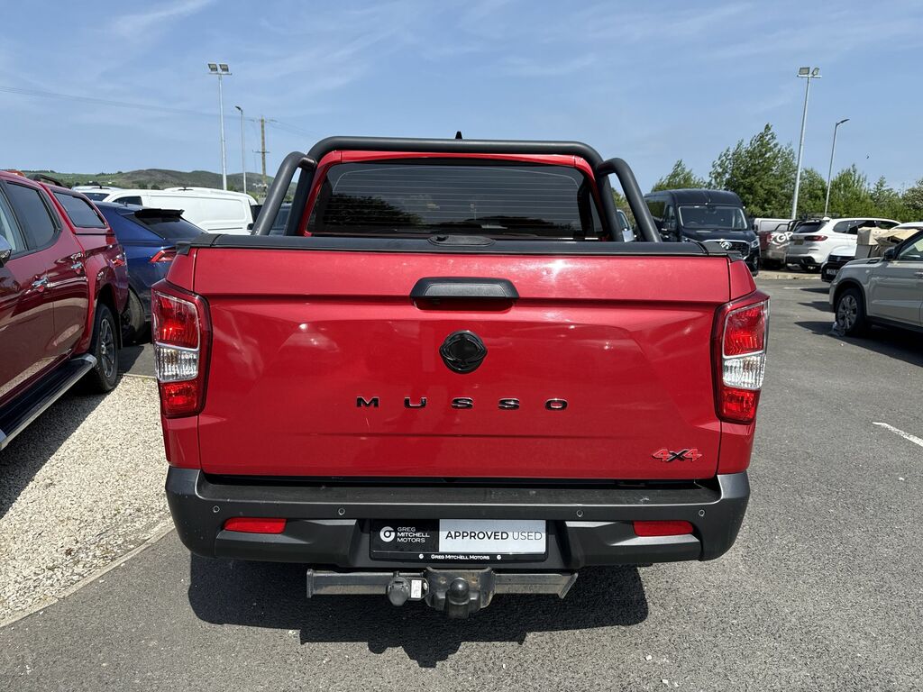 SsangYong Musso 2.2 Double Cab Pick Up Saracen BVZ1099 Red #6