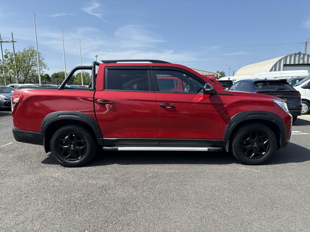 SsangYong Musso 2.2 Double Cab Pick Up Saracen BVZ1099 Red #4