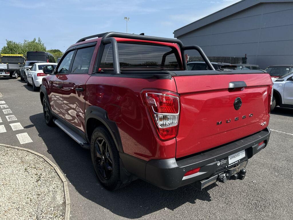 SsangYong Musso 2.2 Double Cab Pick Up Saracen BVZ1099 Red #5