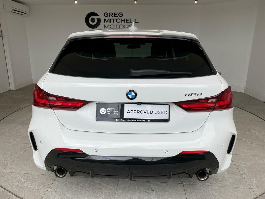 BMW 1 Series 118D M Sport Step YB72XRF White #6