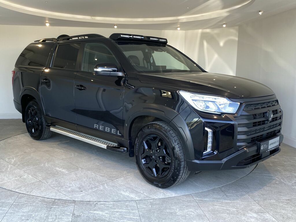 SsangYong Musso 2.2 Double Cab Pick Up Rebel Black