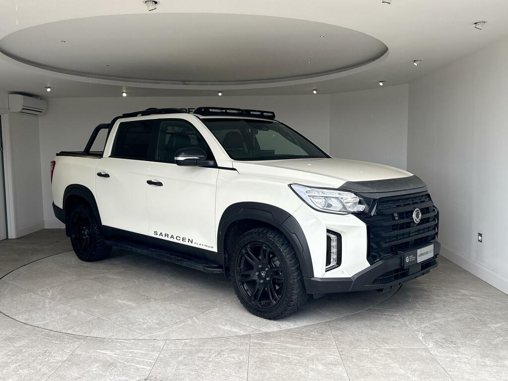 SsangYong Musso Special Edition 2.2 Double Cab Pick Up Saracen Pl White