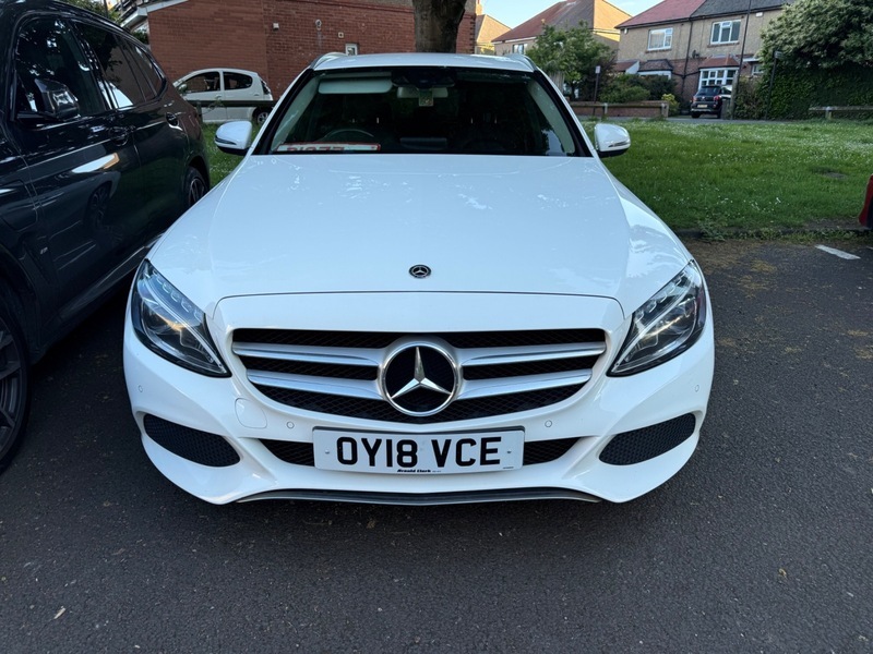 Mercedes-Benz C Class C350 E Sport OY18VCE White