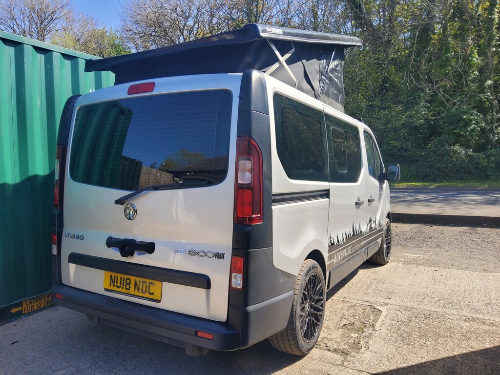Vauxhall Vivaro Camper Van 1.6 Cdti 2900 Biturbo Ecoflex 201818 NU18NDC Silver #2