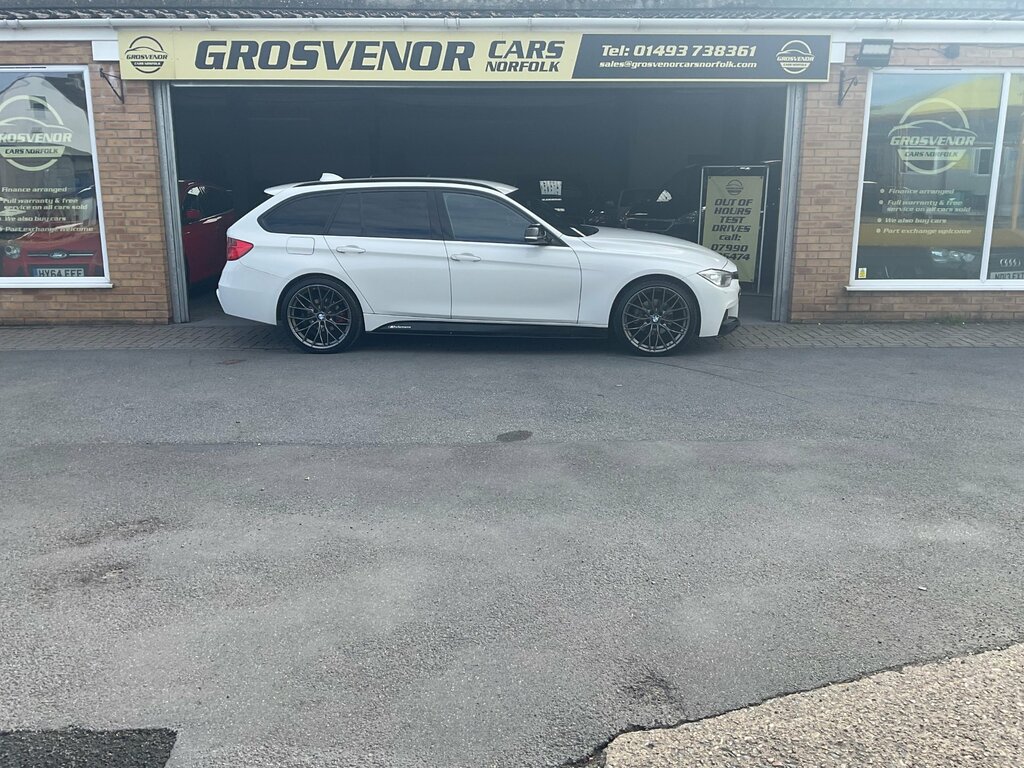 BMW 3 Series 2.0 320D M Sport Touring Xdrive Eu R800CNA White #2