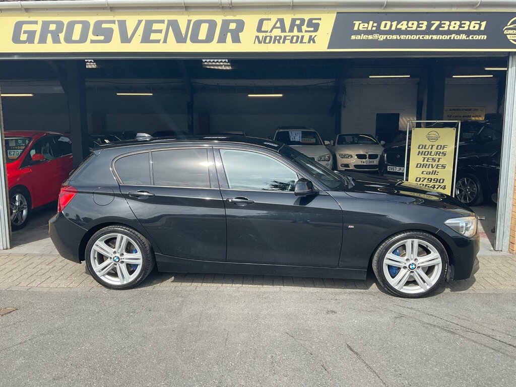 BMW 1 Series 2.0 125D M Sport Hatchback Euro YE63FWB Black