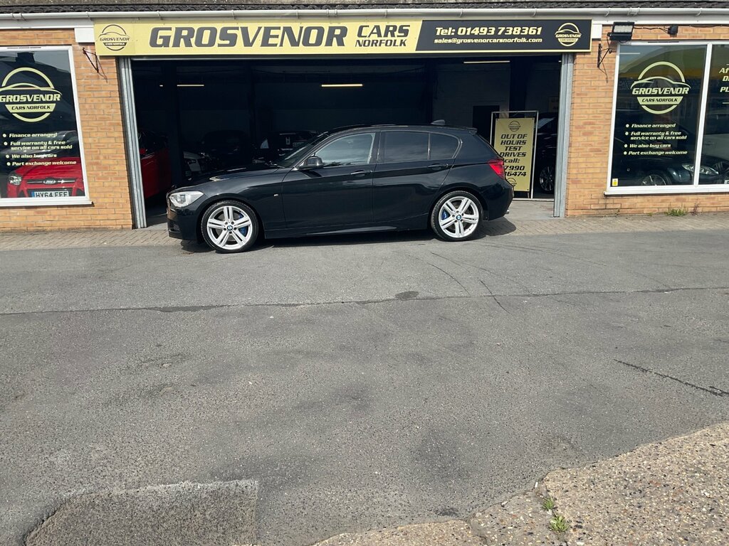 BMW 1 Series 2.0 125D M Sport Hatchback Euro YE63FWB Black #3