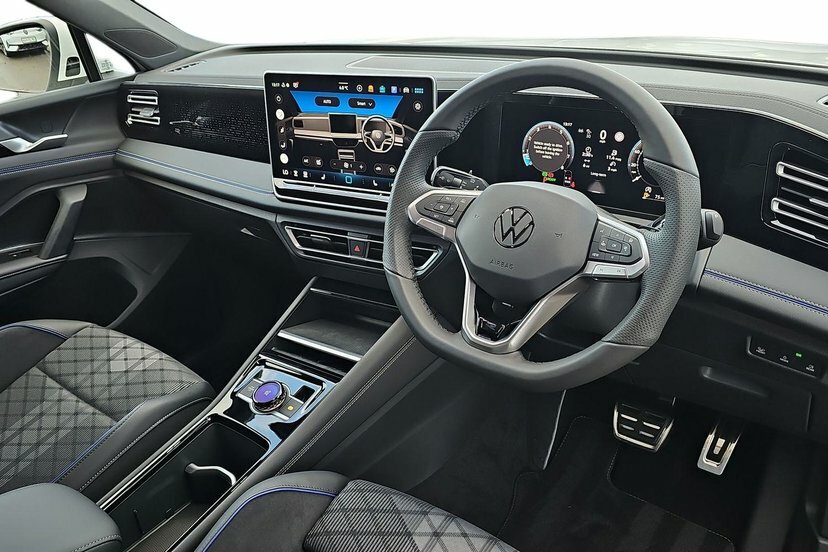 Volkswagen Tiguan 1.5 Etsi Mhev R-line Suv Hybrid Dsg 15 DF75OPJ White #6