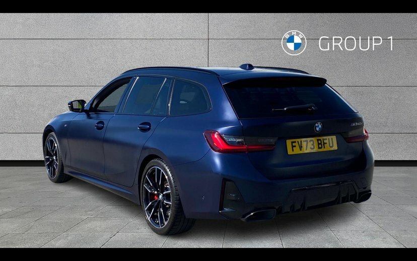BMW 3 Series M340d Xdrive Touring Blue #2