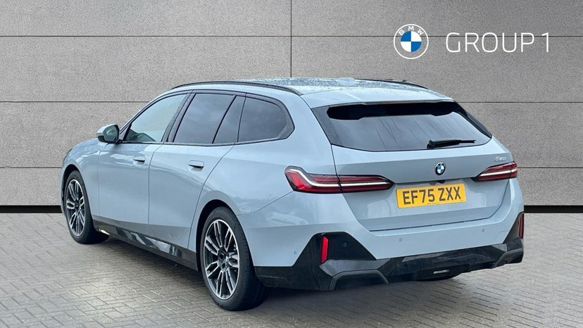 BMW 5 Series 520I M Sport Touring EF75ZXX Grey #2