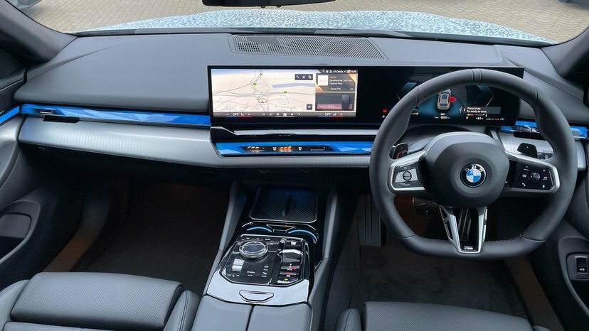 BMW 5 Series 520I M Sport Touring EF75ZXX Grey #4