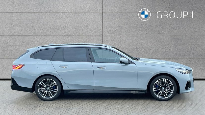 BMW 5 Series 520I M Sport Touring EF75ZXX Grey #3