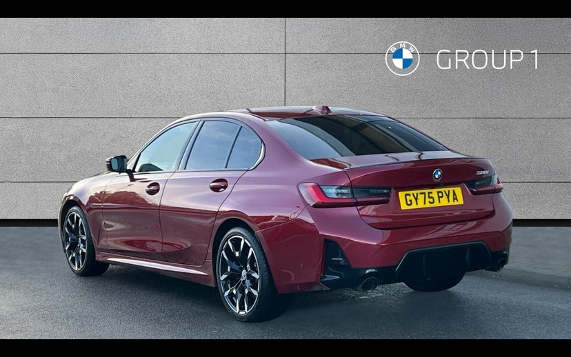 BMW 3 Series 320I M Sport Saloon GY75PYA Red #2