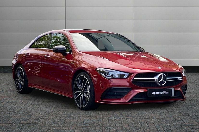 Mercedes-Benz CLA Class 2.0 Cla35 Amg Premium Coupe 7G-dct 4M Red