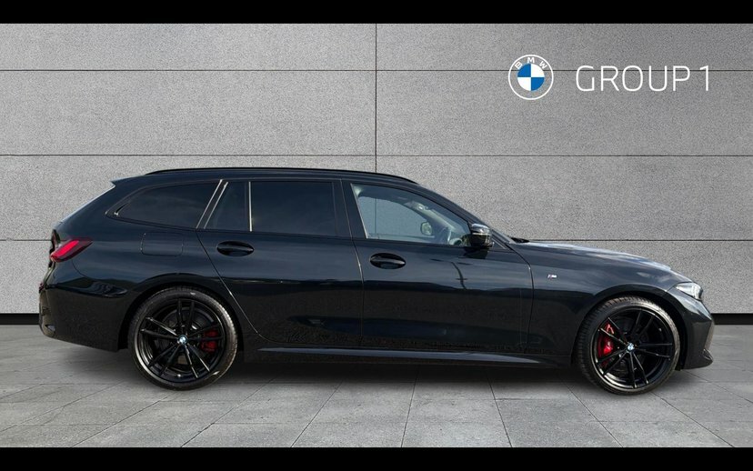 BMW 3 Series M340d Xdrive Touring Black #3