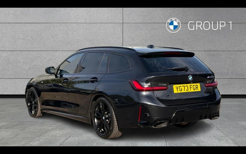 BMW 3 Series M340d Xdrive Touring Black #2