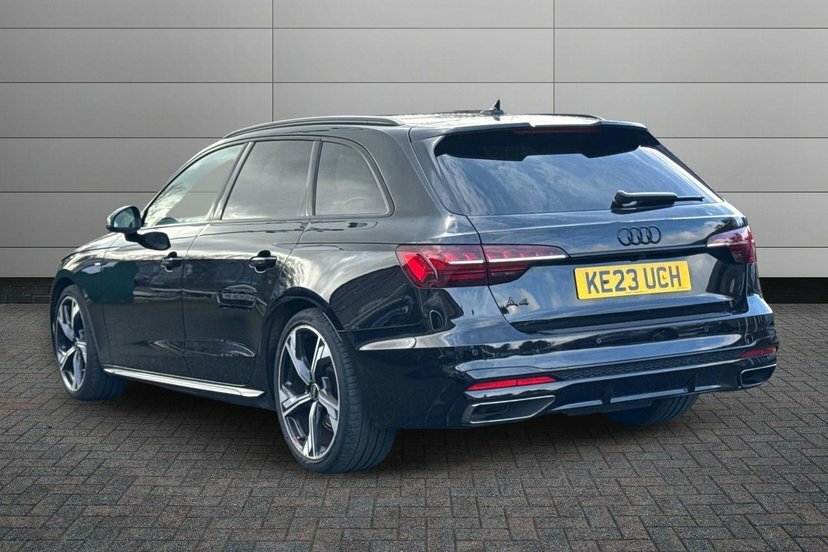 Audi A4 Avant 2.0 Tfsi 35 Black Edition Estate S Tron KE23UCH Black #3