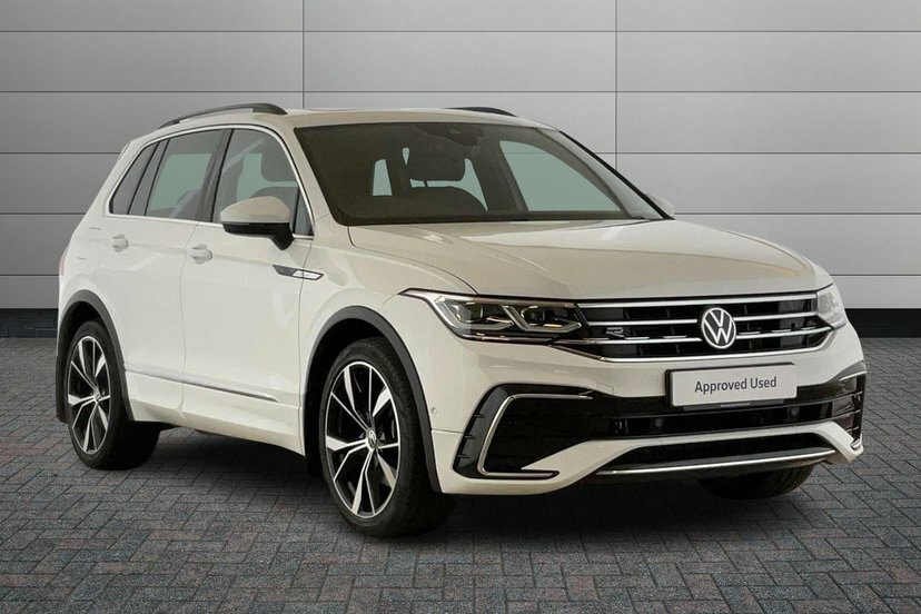 Volkswagen Tiguan 2.0 Tdi R-line Suv Dsg 4Motion 200 Ps CY70HVA White