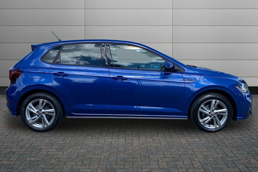 Volkswagen Polo 1.0 Tsi R-line Hatchback 95 Ps DU23HBO Blue #4
