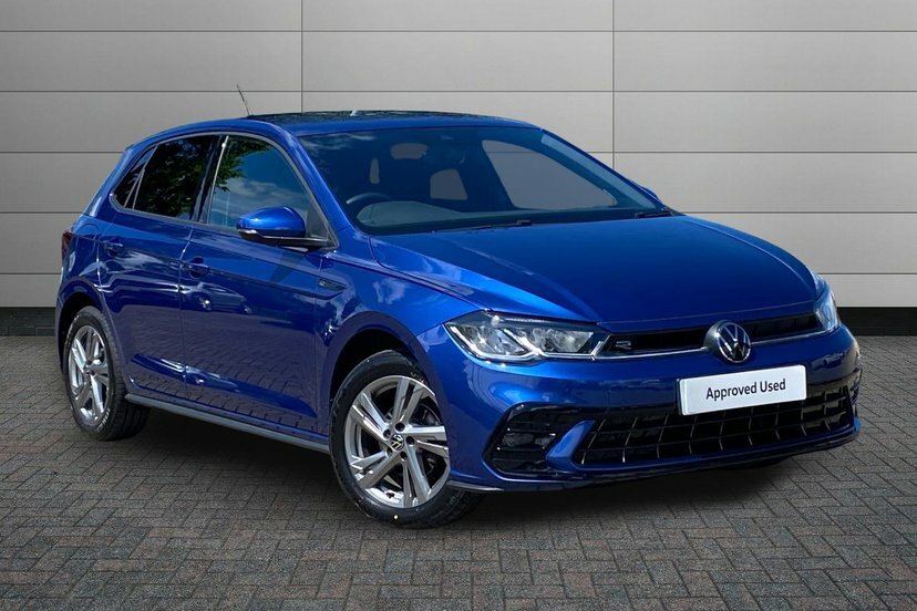 Volkswagen Polo 1.0 Tsi R-line Hatchback 95 Ps DU23HBO Blue