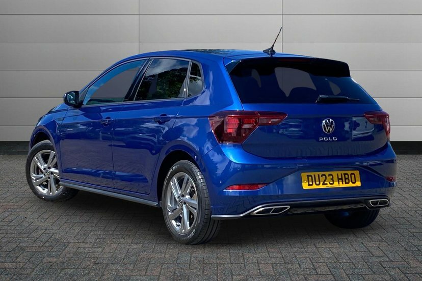 Volkswagen Polo 1.0 Tsi R-line Hatchback 95 Ps DU23HBO Blue #3