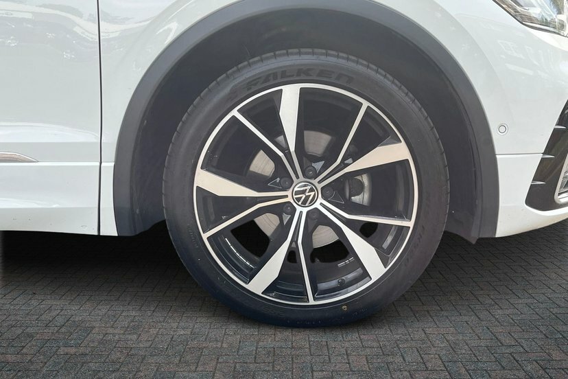 Volkswagen Tiguan 2.0 Tdi R-line Suv Dsg 4Motion 150 Ps GJ22KVB White #5