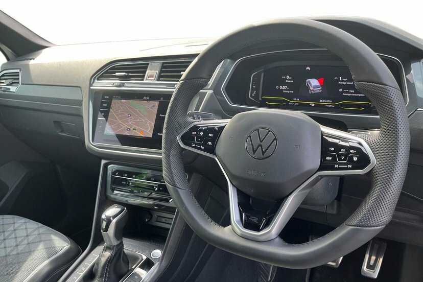 Volkswagen Tiguan 2.0 Tdi R-line Suv Dsg 4Motion 150 Ps GJ22KVB White #6