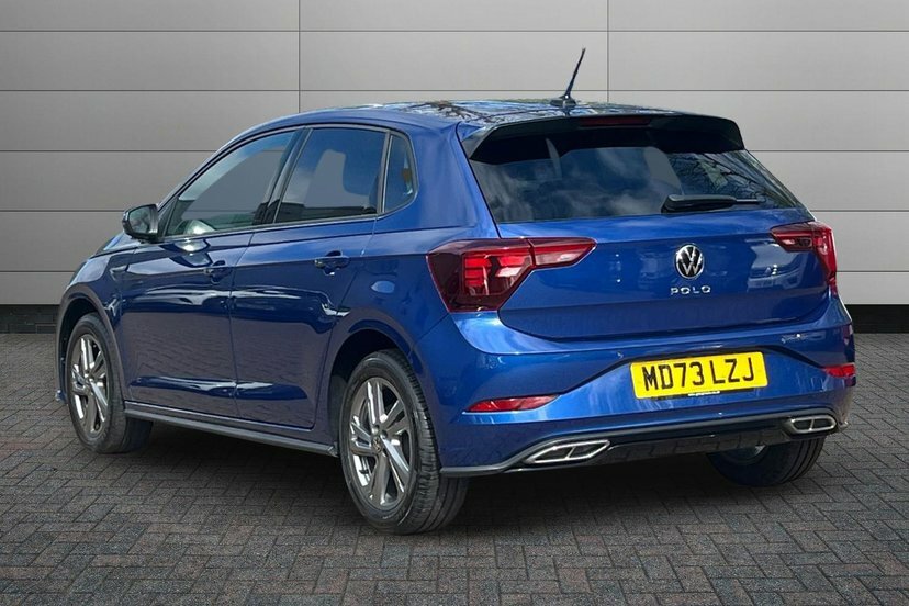 Volkswagen Polo 1.0 Tsi R-line Hatchback 95 Ps MD73LZJ Blue #2