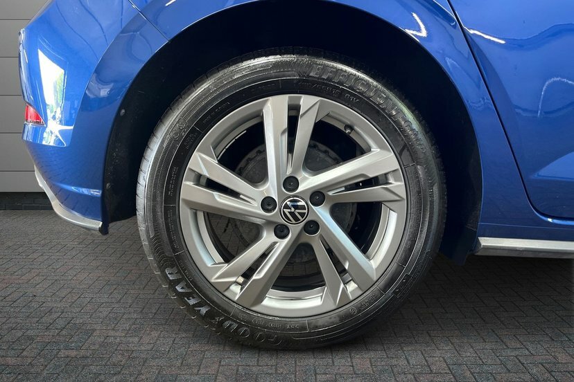 Volkswagen Polo 1.0 Tsi R-line Hatchback 95 Ps MD73LZJ Blue #4