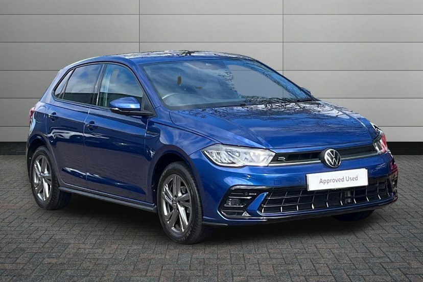 Volkswagen Polo 1.0 Tsi R-line Hatchback 95 Ps MD73LZJ Blue