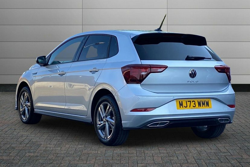 Volkswagen Polo 1.0 Tsi R-line Hatchback Dsg 110 Ps MJ73WMW Silver #3