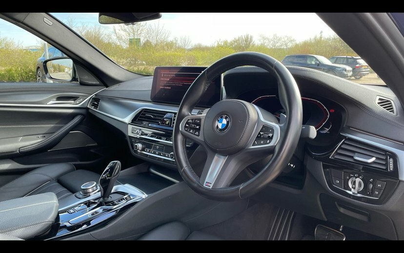 BMW 5 Series M550i Xdrive Saloon Blue #6