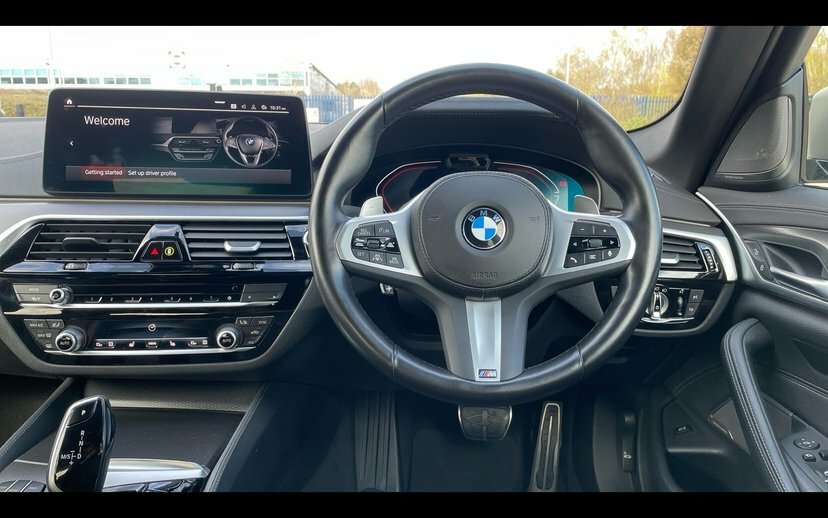 BMW 5 Series M550i Xdrive Saloon Blue #5