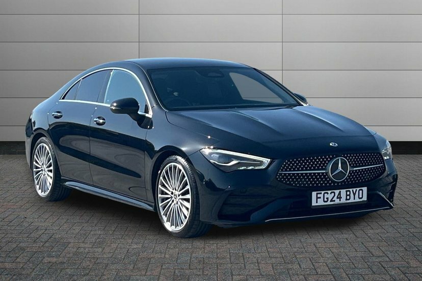 Mercedes-Benz CLA Class Cla180h Mhev Amg Line Premium Coupe Black