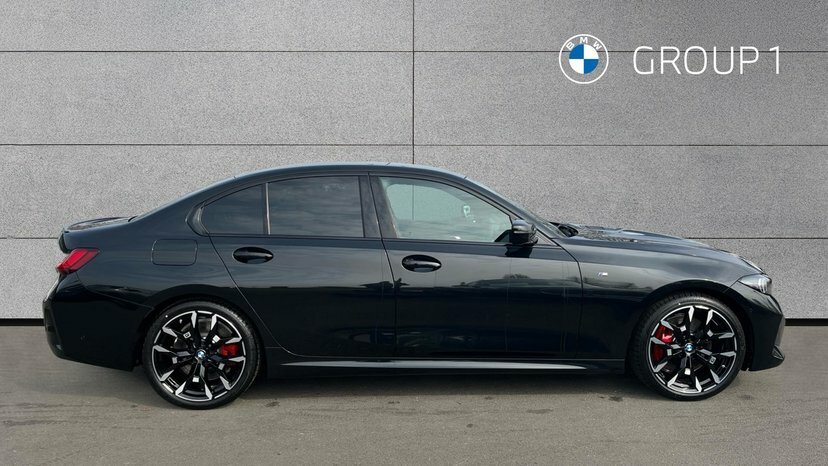 BMW 3 Series 320I M Sport Saloon LR26XFU Black #3