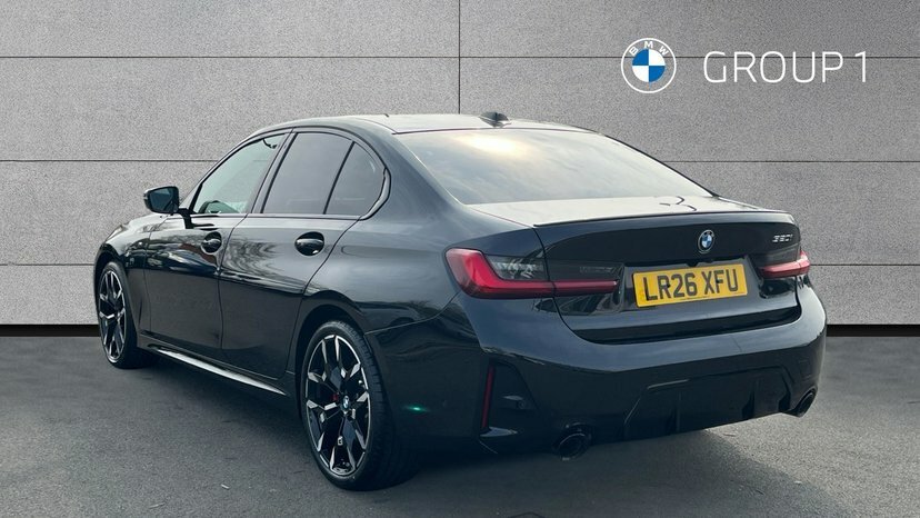 BMW 3 Series 320I M Sport Saloon LR26XFU Black #2