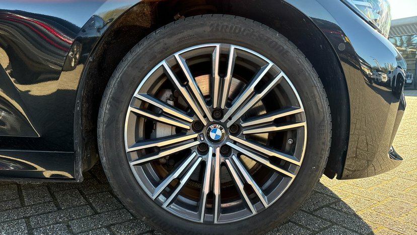 BMW 3 Series 330E M Sport Saloon Black #6
