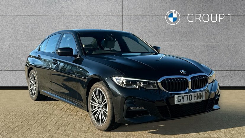 BMW 3 Series 330E M Sport Saloon Black