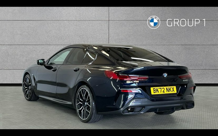 BMW 8 Series Gran Coupe 840I M Sport Gran Coupe BK72NKX Black #2