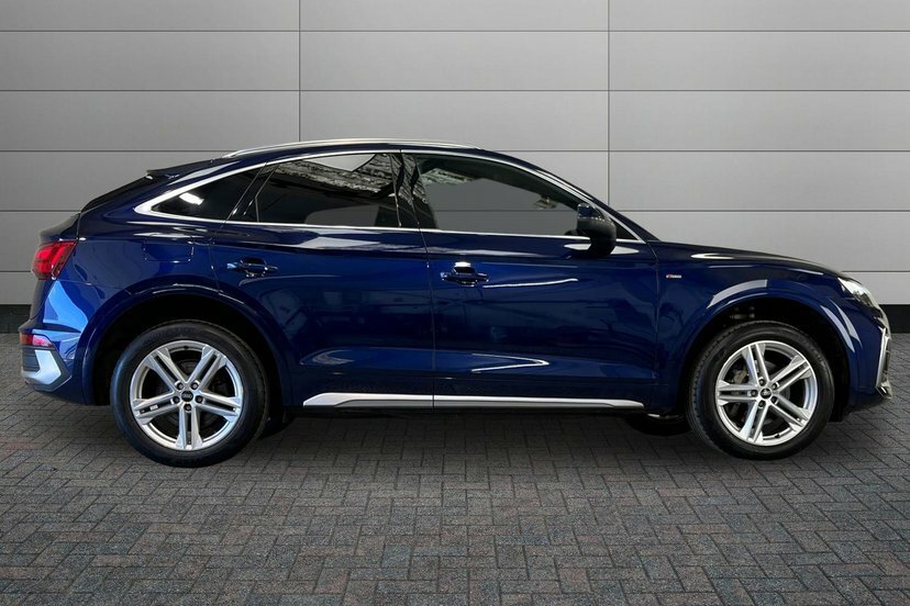 Audi Q5 2.0 Tfsi 45 S Line Sportback S Tronic Q YE22UFH Blue #4