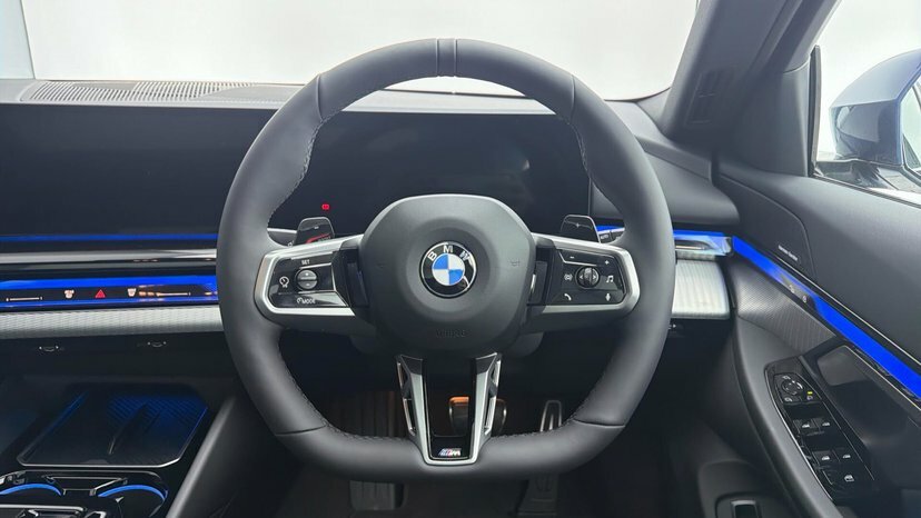BMW 5 Series 520I M Sport Pro Touring FY26WVV Blue #5