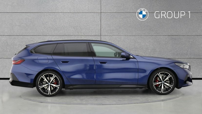 BMW 5 Series 520I M Sport Pro Touring FY26WVV Blue #3
