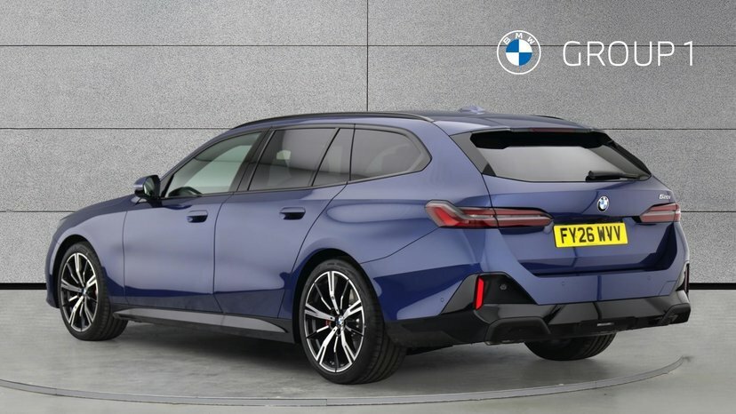 BMW 5 Series 520I M Sport Pro Touring FY26WVV Blue #2