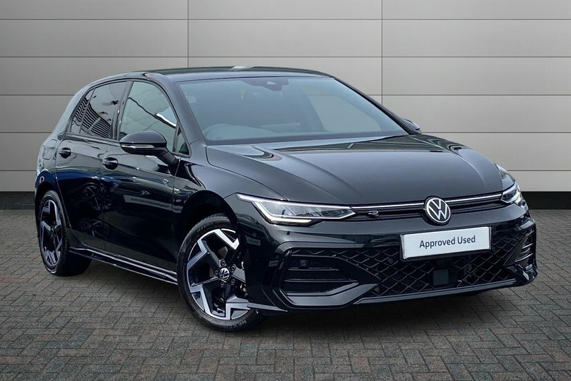 Volkswagen Golf 1.5 Etsi Mhev R-line Hatchback Hybrid D Black