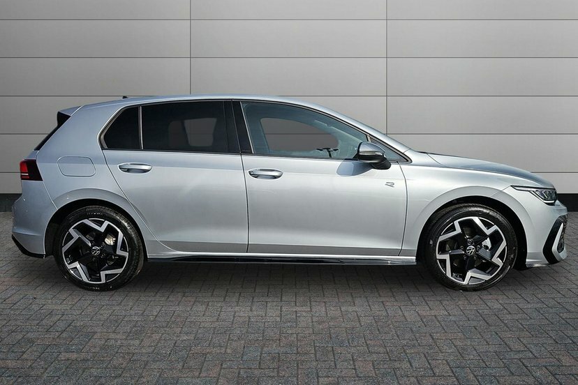 Volkswagen Golf 1.5 Etsi Mhev R-line Hatchback Hybrid D DG26VXE Silver #4