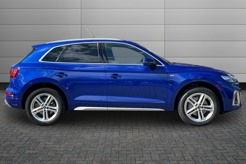 Audi Q5 2.0 Tfsi 45 S Line Suv S Tronic Quattro LP72NCE Blue #4