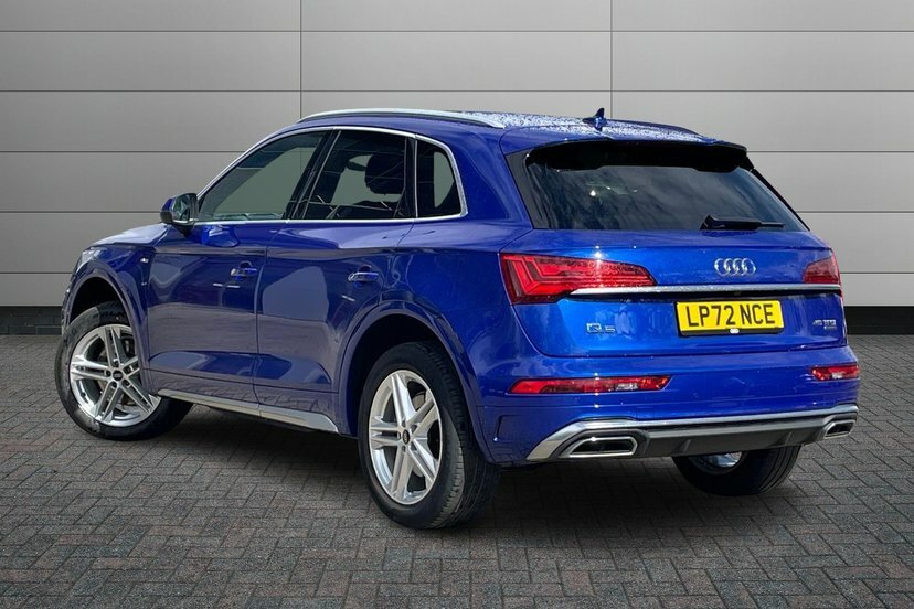 Audi Q5 2.0 Tfsi 45 S Line Suv S Tronic Quattro LP72NCE Blue #3