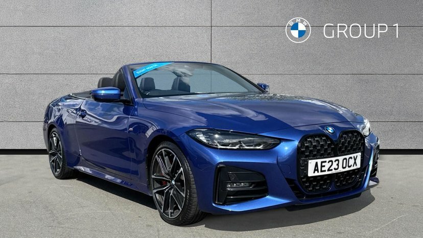 BMW 4 Series 2.0 420I M Sport Convertible 184 Blue