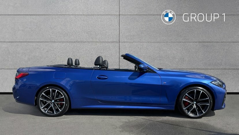 BMW 4 Series 420I M Sport Convertible AE23OCX Blue #6