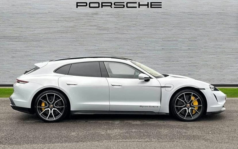 Porsche Taycan Performance Plus 93.4Kwh Turbo S Sport Turismo HX72YYH Grey #2